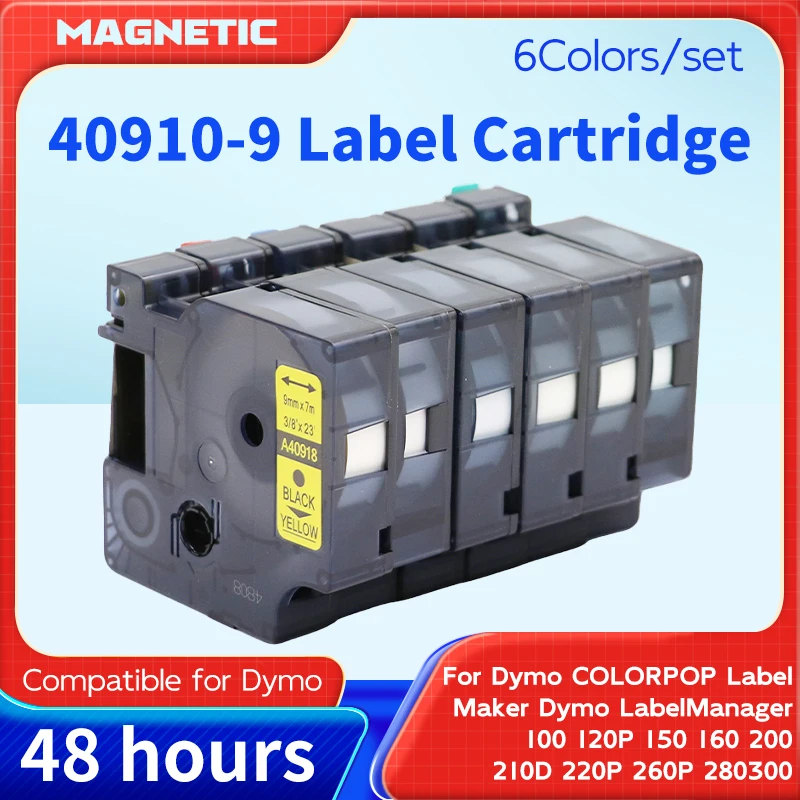 Label Tape 6PCS 9Mm…