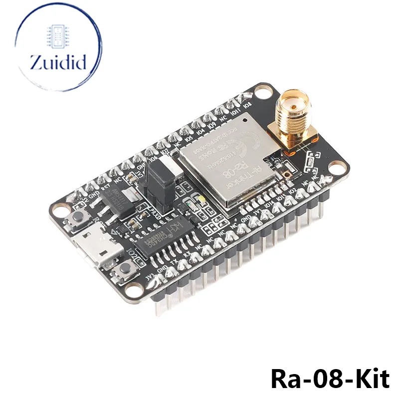 Ra-08 Ra-08H LoRaWAN RF Module Development Board 410-525MHz 803-930MHz ASR6601 Chip with MCU/SMA Interface External Antenna