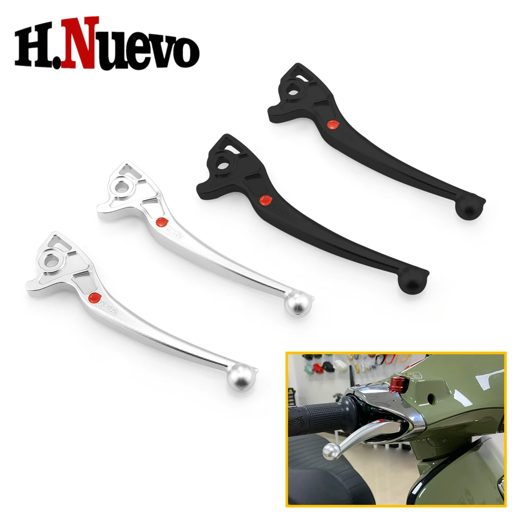 

Motorcycle Brake Handle Lever Aluminum For Vespa GTS 300 250 GTV 2017 2018-2022 Motorcycle Moped Brake Handlebar Lever