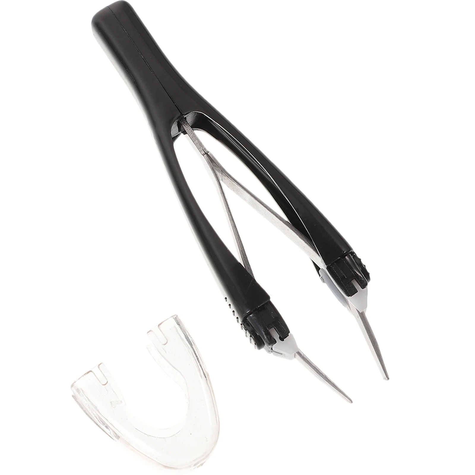 

Automatic Eyebrow Tweezers Stainless Plucking Tool Retractable Comfortable Grip Eyebrow Removal Set Travel Size