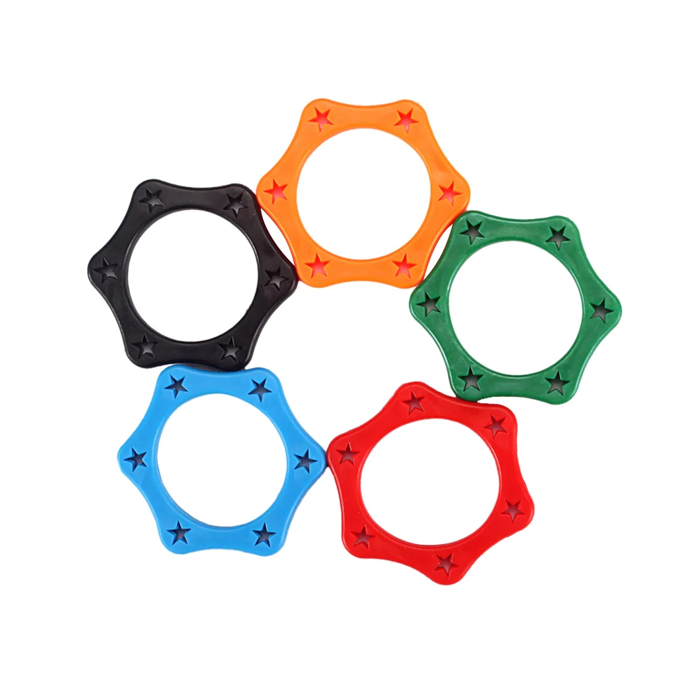 

5pcs Plastic Roller Ring Protection for Handheld Microphone(Inside Diameter:35mm,Blue, Orange, Red, Green ,Black)
