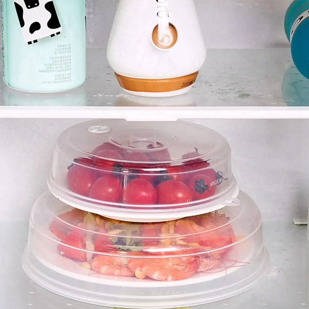 Transparent Stackable Anti-Splatter Reusable with Steam Vents Kitchen Accessories Fresh Keeping Lid Food Dish Sealing Cover Lid
