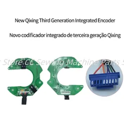 New Qixing 3rd Generation Axis Encoder, Qixing Three-generation Shaft Encoder, QX Blue Plug with Wire Encoder for QD622 622