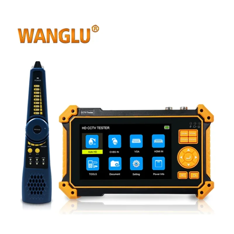 

WANGLU HD-3200 Portable CCTV tester With 5 inch TFT-LCD Screen 4K 8MP CVI TVI AHD SDI CVBS HDMI Analog Camera Tester Monitor