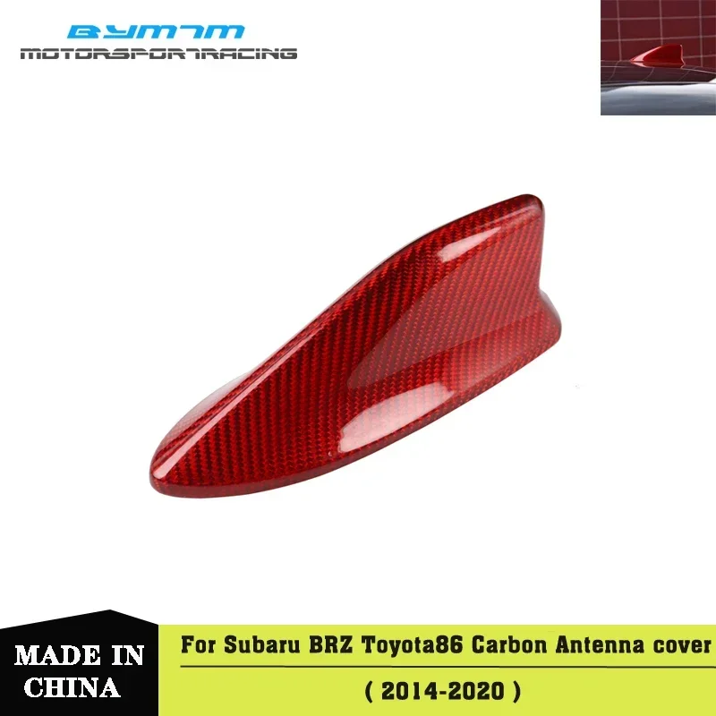 

Red Real Carbon fiber Antenna cover interior Car accessories For TOYOTA 86 Subaru BRZ 14-20