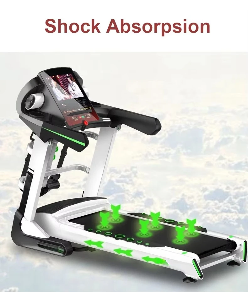 Folding Incline Commercial Treadmill Mini Ac Fitness Desk Black Running Machine Run Sensor Office Walking Foldable Gym Spares