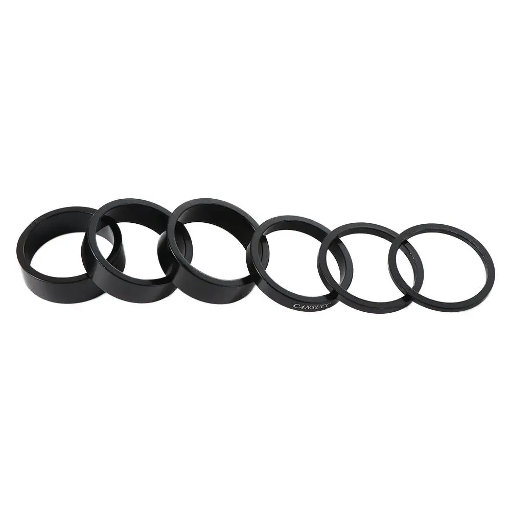 Aluminum Alloy Ring Gasket Headset Riser MTB Road Front Fork Washer Handlebar Spacers Stem Spacers Bike Headset Washer