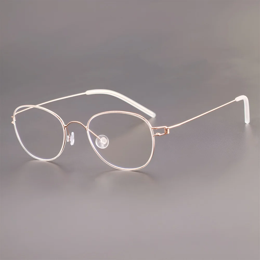 2024 New in Metal Eyeglass Frame Leading Fashion and High Quality Men's and Women's Anti Blue Light Glasses Prescription Glasses