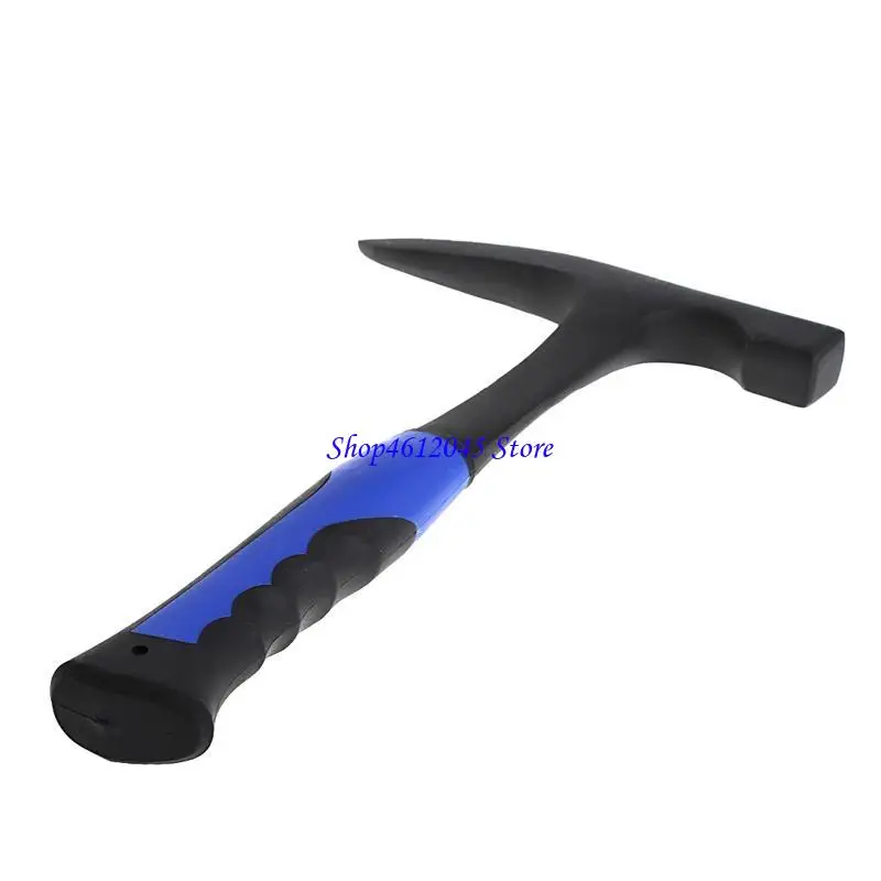 

L69A Rock Pick With Flat Tip Shock Reduction Grip Geological Stratigraphic Hammer