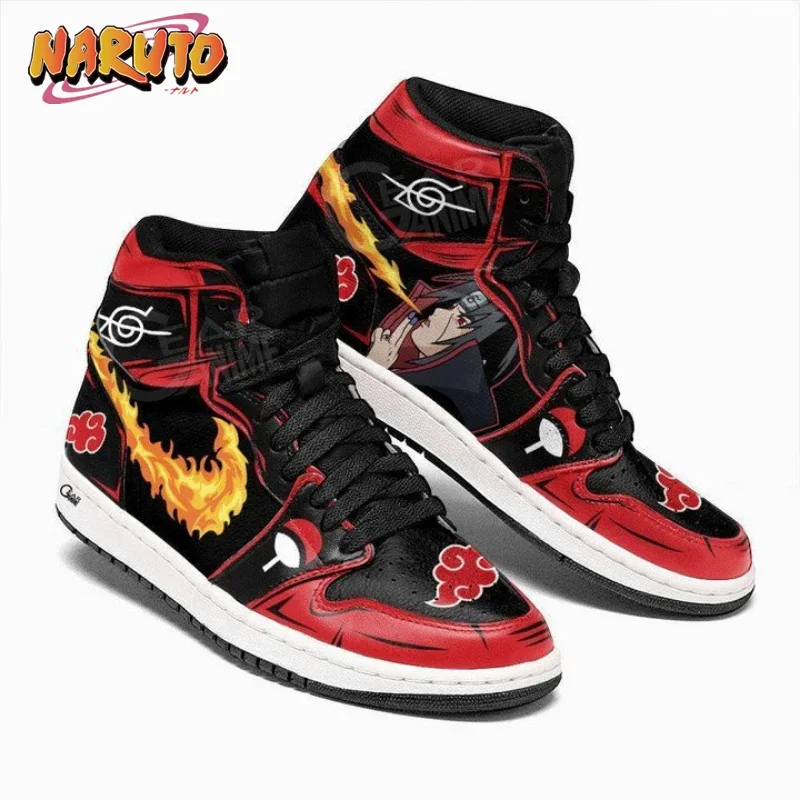 Anime Naruto Shoes Sneakers Men Vulcanized Shoes Dragon Ball Cosplay Sneakers for Men Demon Slayer High Top Casual Running Shoes