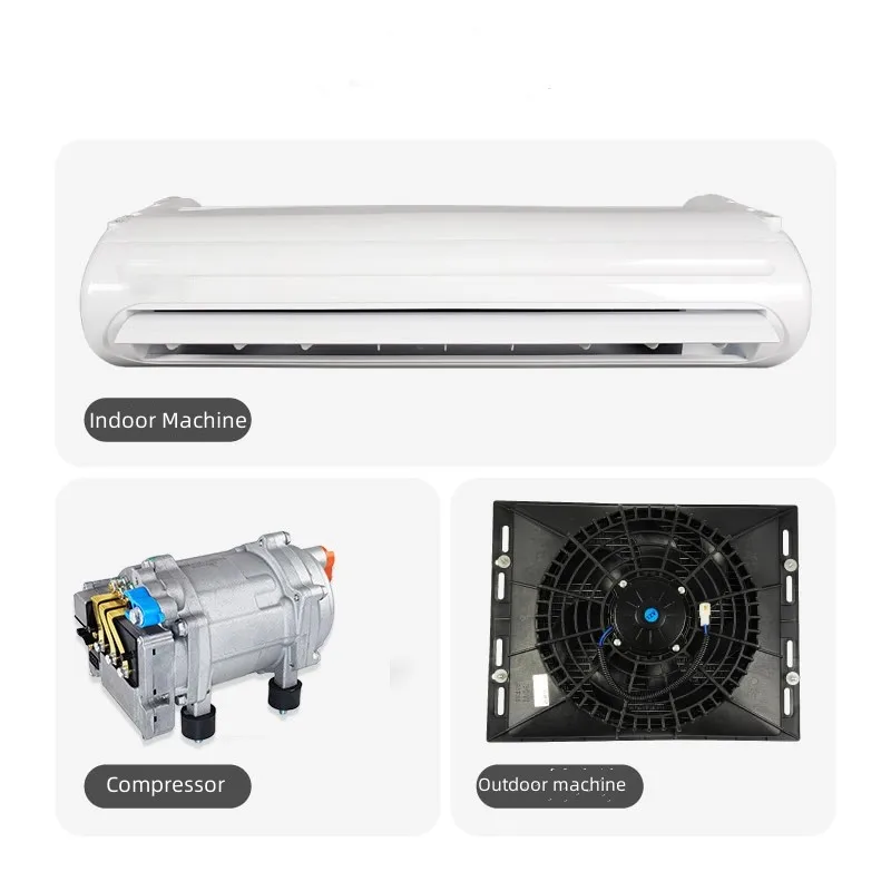 

Newest 24V Condenser Compressor Separate Hidden Model 12V Parking Cooler Air Conditioner