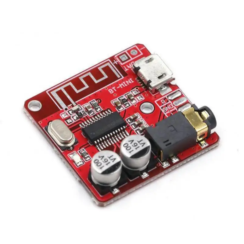 Blue-tooth-compatible 5.0/4.1 Audio Receiver Board USB 5V Power Wireless Music Module 3.7-5V MP3 Lossless Decoder Board