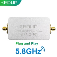 EDUP  AB019 5.8GHz 4W WiFi Booster Wireless Signal Booster Amplifier Signal Range Extend for Repeater  Router