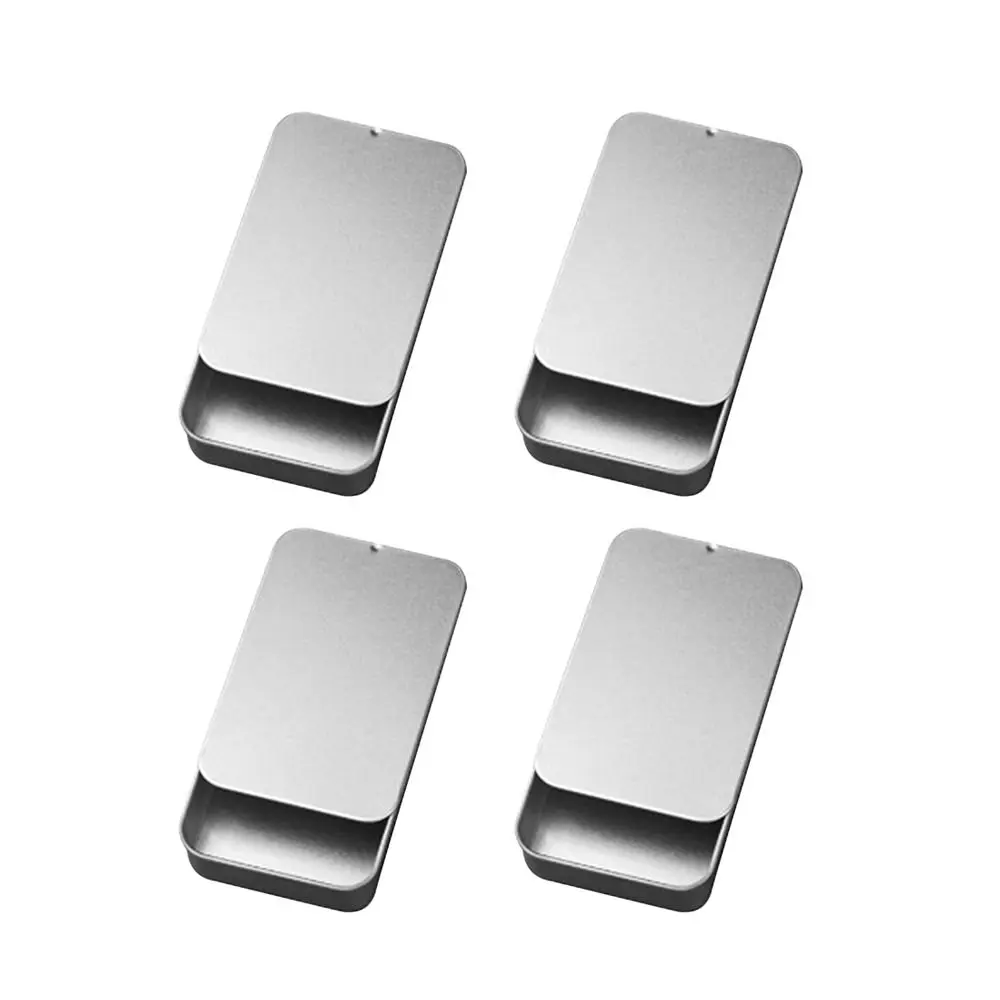 Mini Tin Plate Storage Box Push-pull Multi Size Candy Packaging Dust-proof Rust proof Iron Box Home