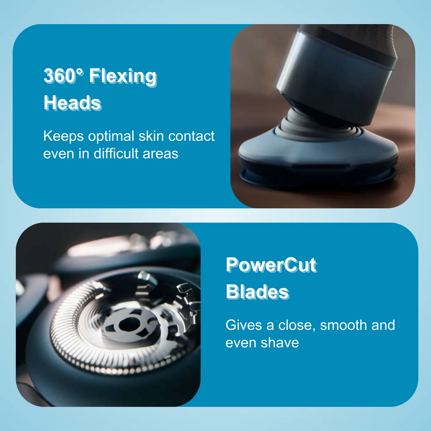 ماكينة حلاقة فيليبس نوريلكو سلسلة 5000X X5004، رطبة وجافة، ماكينة تشذيب واحدة، طلاء واقٍ من SkinGlide، 360 درجة °   رؤوس مرنة