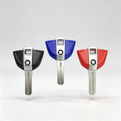 1/3pcsFor BMW R1200RT K1600GTL S1000RR R1200GS R1250GS ADV Blank Key Motorcycle Replace Uncut Keys can be placed anti-theft chip