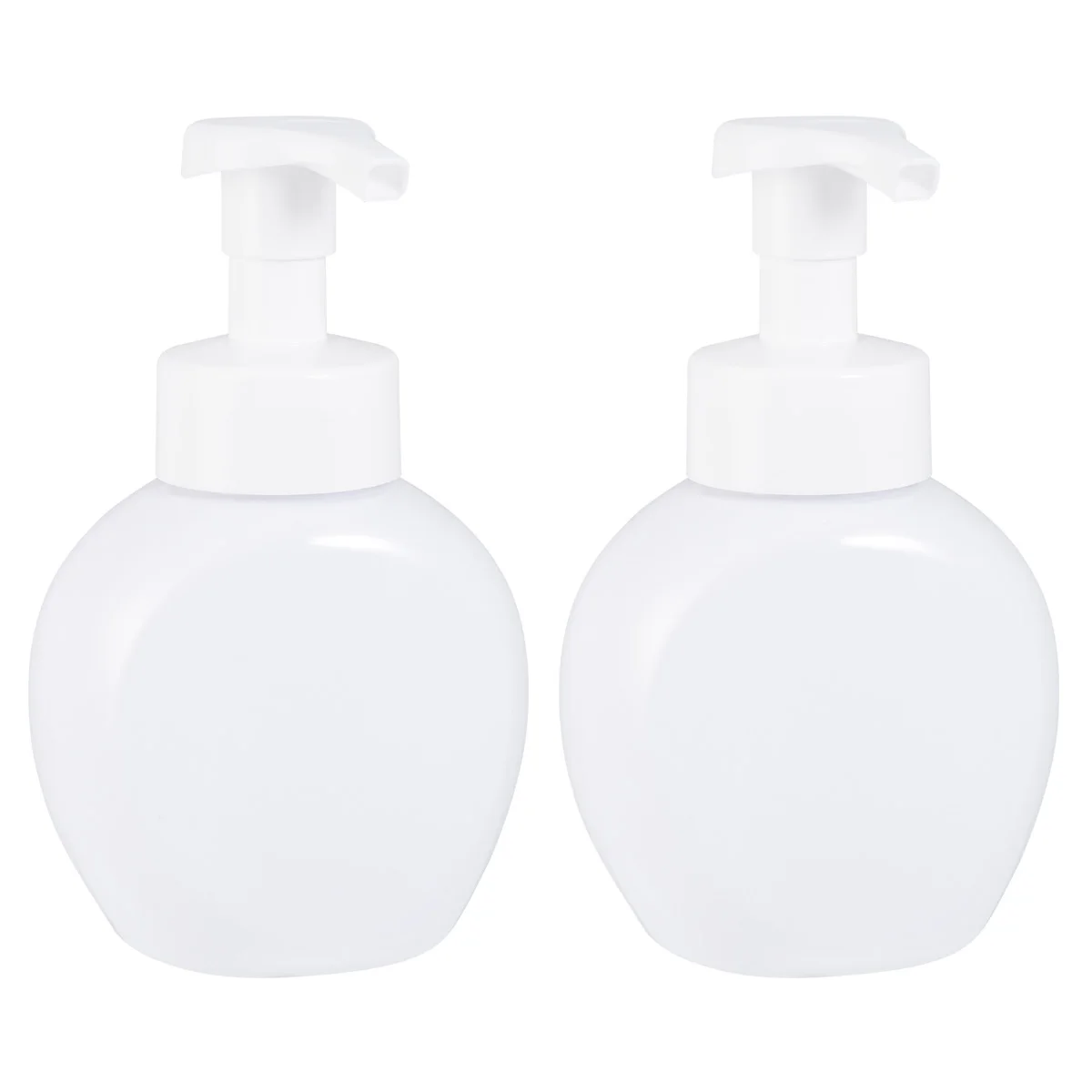 

2 Pcs Foaming Mousse Bottle 300ml PET Plastic Empty H Travel Size Refillable Portable Lotion Storage Skincare Tool