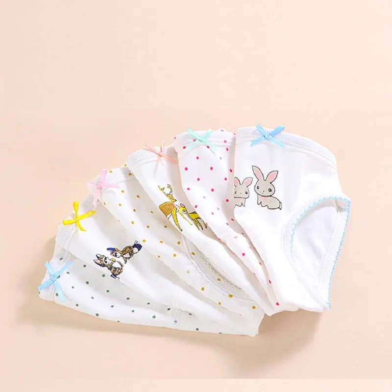 3pcs Per Pack Girls Panties Cotton Student Kids Underwear 1-6Years Panties Baby Girls Underpant SJ111 SJ112