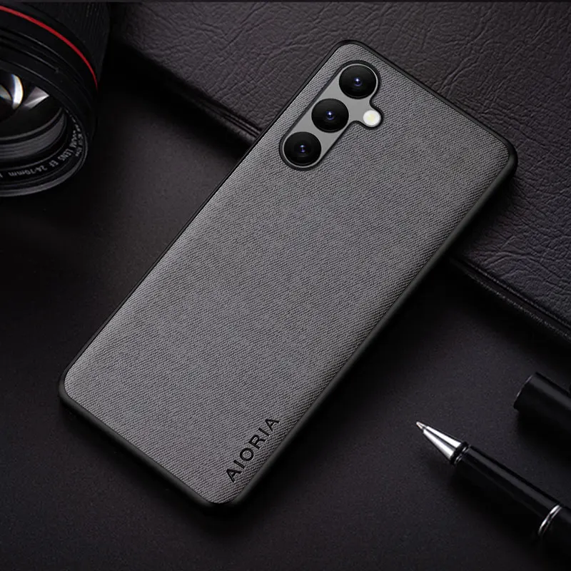 Case For Samsung Galaxy M62 F62 M55 M54 M53 M52 M51 M35 M34 M33 M31 M23 M15 M14 M13 M12 M11 funda textile leather cover coque