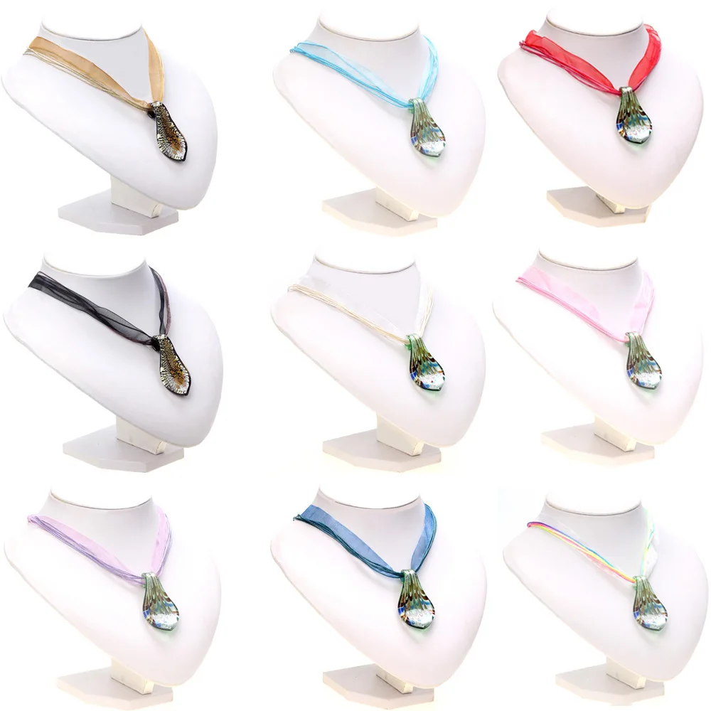

43CM Length 6Strand/bag 12MM Silk Ribbon Waxed Cotton Rainbow Color Cord Thread Line DIY Necklace Jewelry Making