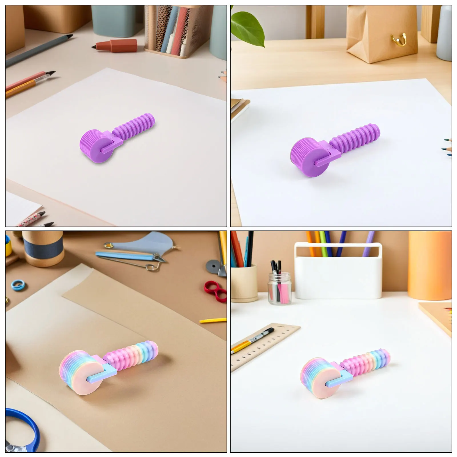 2 قطعة حجر الراين الحفر الصحافة الأسطوانة أداة بلاستيكية DIY بها بنفسك المشاريع الحرفية ختم دقيق والالتصاق لوازم الإبداعات الفنية #6