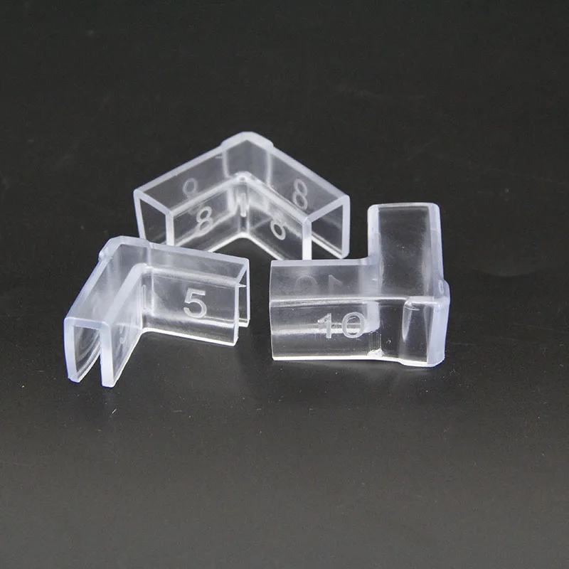 4x 5mm 8mm 10mm Silicone Transparent Anti-collision Fish Tank Corner Protector Adhesive Protective Cover Aquarium Accessories P1