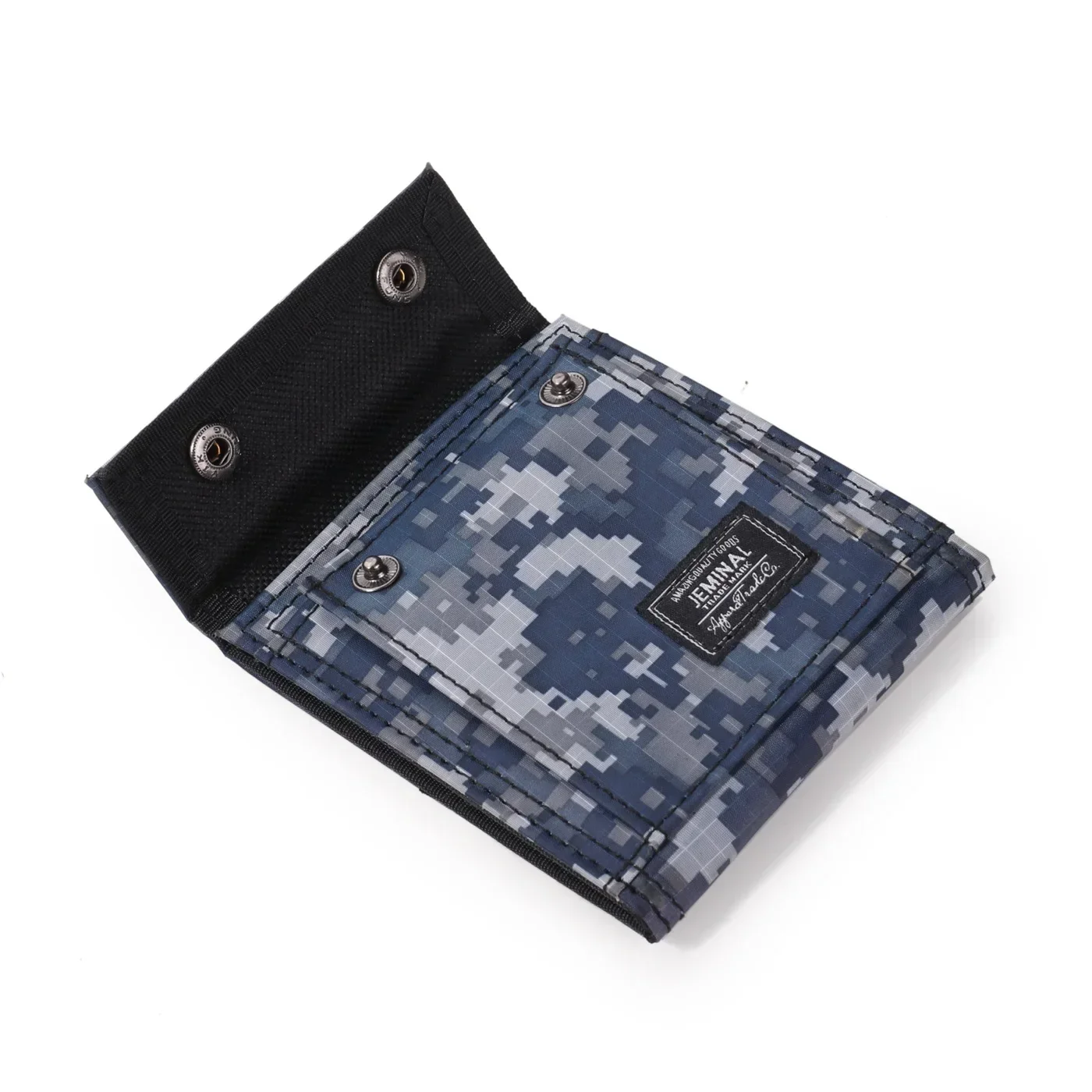 Casual Camouflage Folding Wallet Portable Short Change Purse ID Card Cash Coin Purse 2024 Simple Style Men's Small Clutch