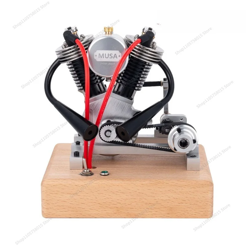 For V2 miniature engine model tabletop ornament real start