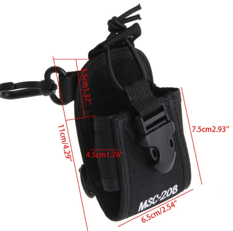 Portable Nylon For Walkie for talkie Holder MSC20B for BAOFENG Practical Case Designed for Security and Restaurant Staff