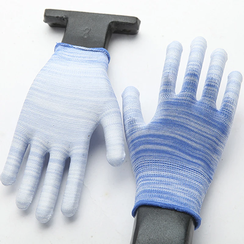 Перчатки для сада разных цветов, защитные перчатки из искусственной кожи с внутренним покрытием, нейлоновые, для работы на открытом воздухе, 6 пар
