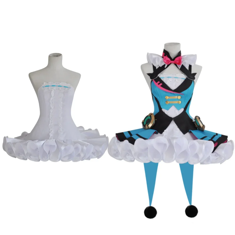 Miku السحرية ميراي 2019 تأثيري حلي 2025 رائجة البيع Miku الأزرق المرحلة فستان أنثى زي لعبة أنيمي