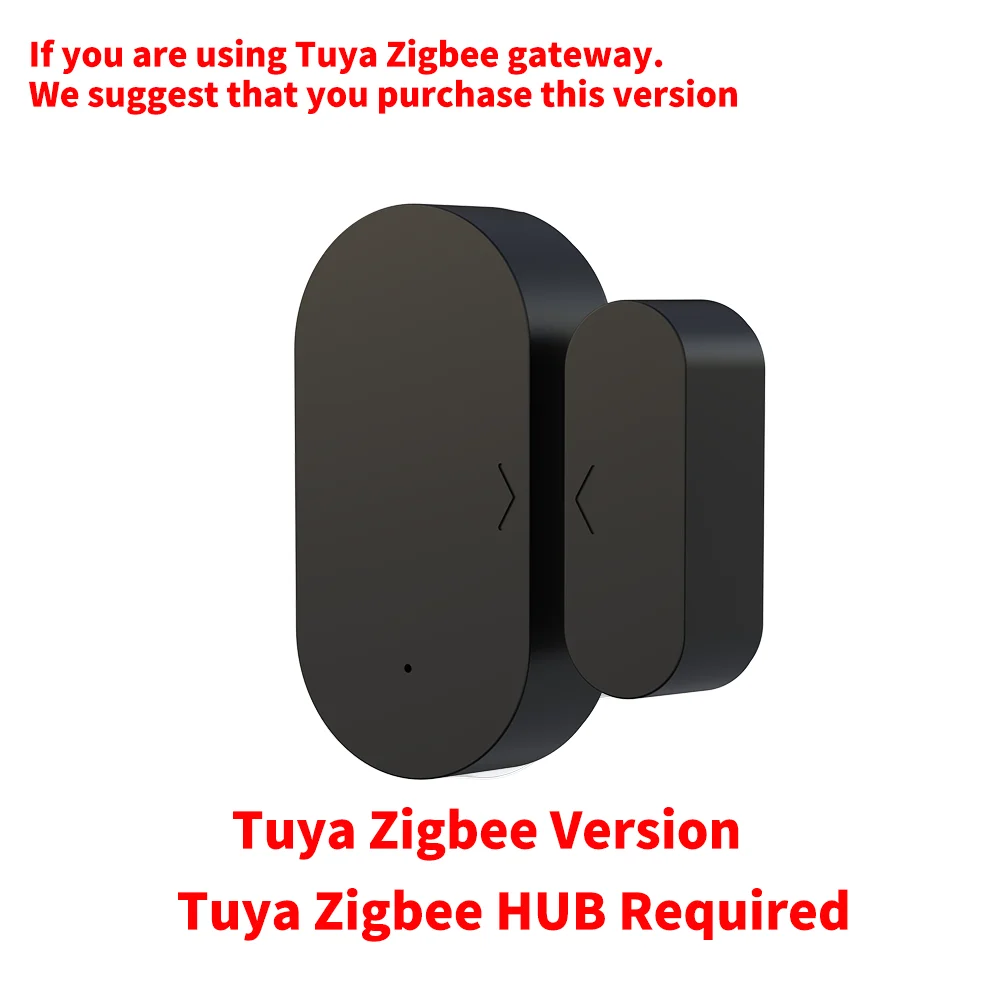 Zigbee 3.0 Tür- und Fenstersensor für Smart Home erfordert Zigbee-Hub-Unterstützung für Alexa, Zigbee2MQTT, ZHA und Home Assistant.