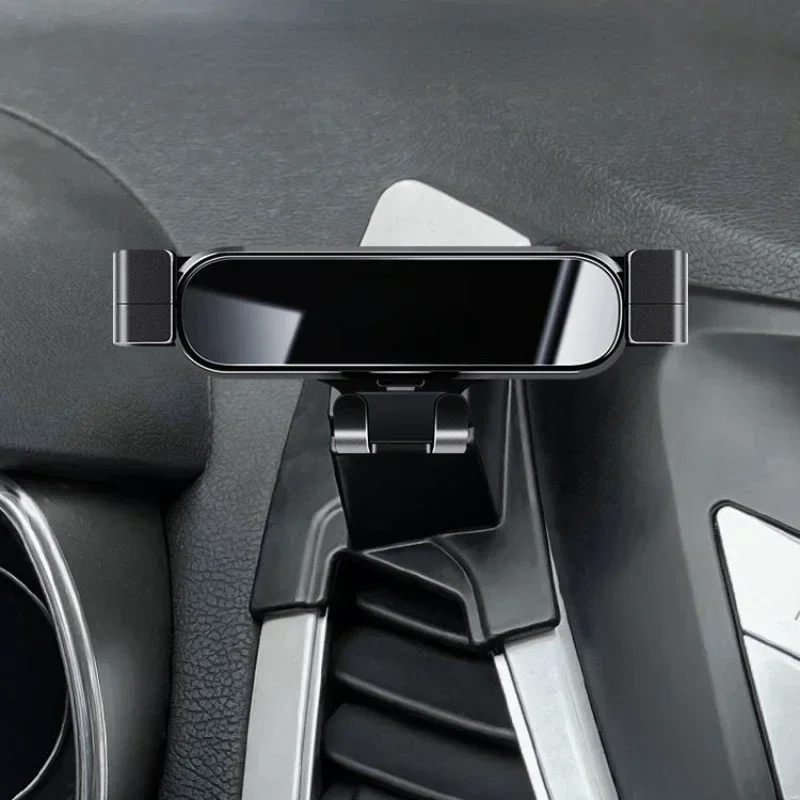 

For Hyundai Santa Fe Sonata IX25 Tucson ABS Black Car Air Vent Mobile Phone Holder GPS Navigation Holder Car Accessories