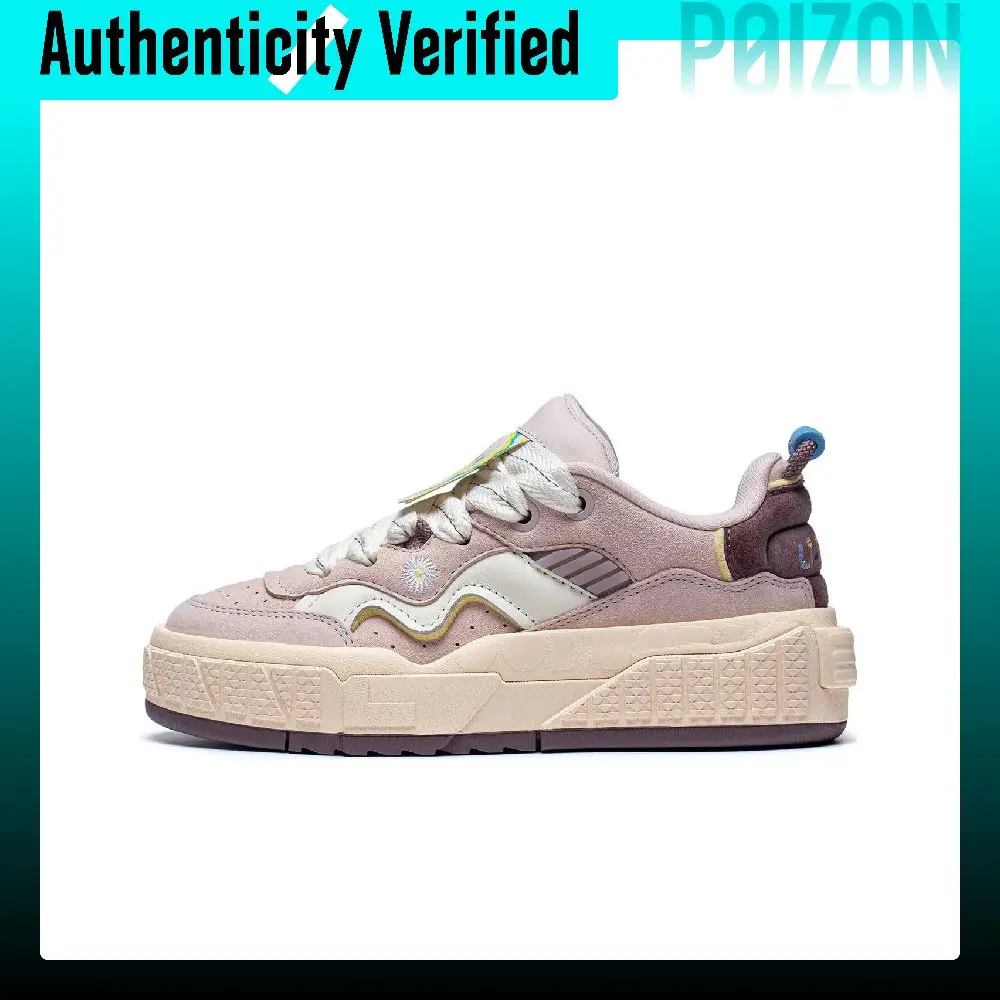 Li Ning 001 UNBLOCK Fabric Low top Slip Resistant, Abrasion Resistant, Rebound Sports Casual Shoes Women's AGCT096-3