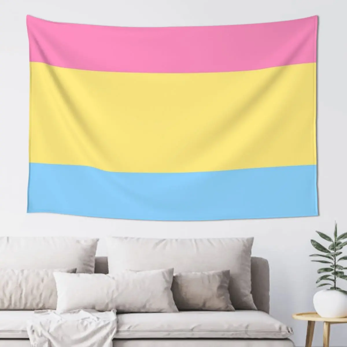 

Pastel Pansexual flag Tapestry Aesthetic Decoration Bedroom Decoration Room Decorations Aesthetics Custom Tapestry