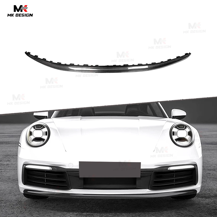 

Carbon Fiber Front Bumper Lip Chin Spoiler for Porsche 911 992 2019-2023 Front Lip Splitter Car Accessories