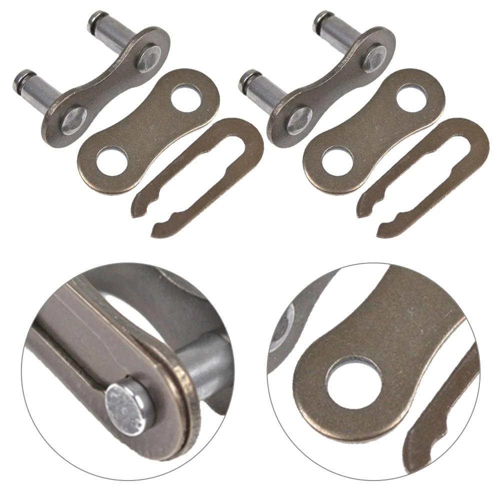 

10Pcs Single Speed Chain Buckle Durable Aluminum Alloy Reusable Connector Suitable for Bike Accessory Missing Link