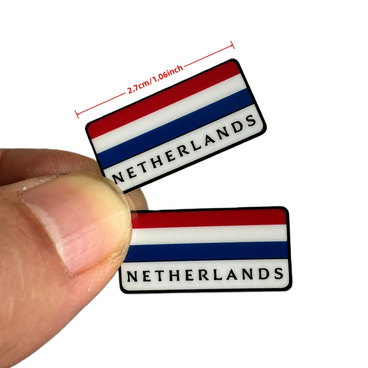 Decorative Decal Accessories, Suitable for All Models Dutch Flag Style Car Decal Decorative Badge Sticker