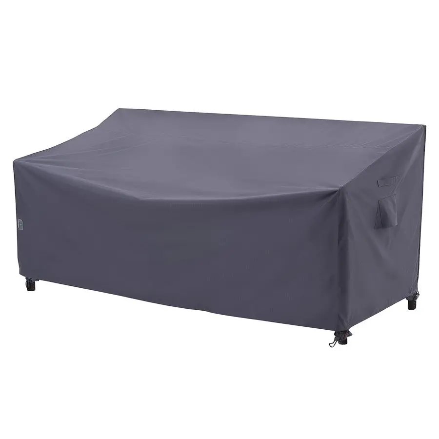 

Heavy Duty Waterproof UV Resistant I Shape 3Seater Patio Sofa Cover, Grey, 82 W x 39 D x 36 H