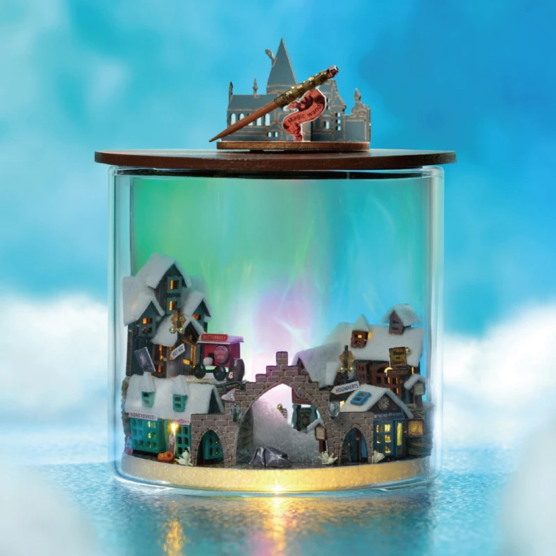 Diy Ball doll house Miniature Case Dream Bottle Series  3D Assembly Model Handmade Toys Creative Birthday Gift Dollhouse