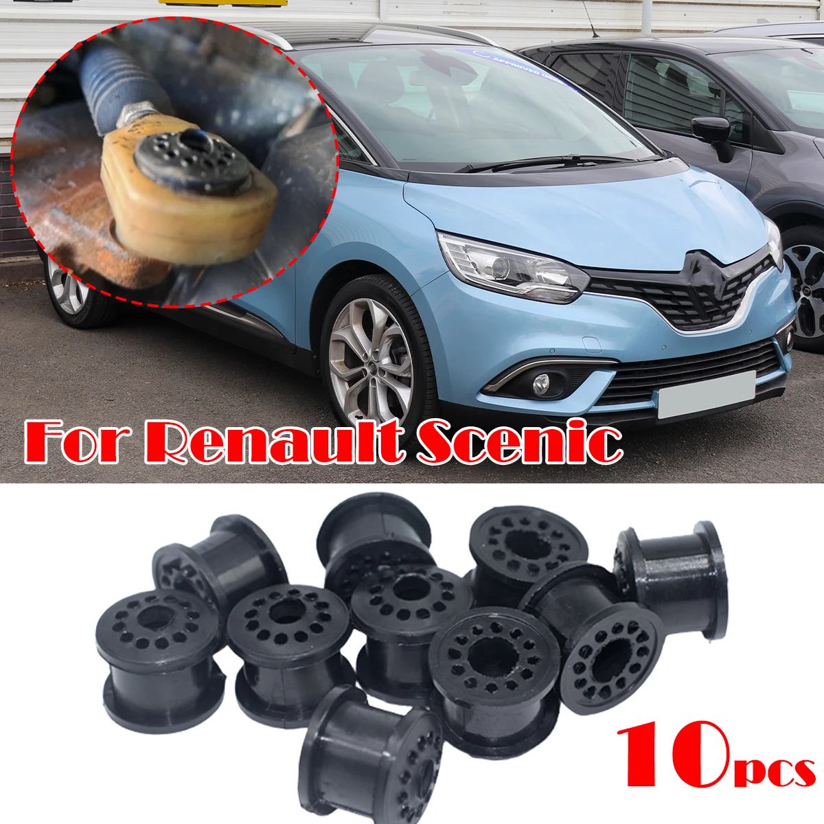 

10Pc Manual Transmission Shift Cable Bushing For Renault Scenic Dodge Neon Gearbox Shifter Lever Linkage End Rubber 4S6P-7412-AA