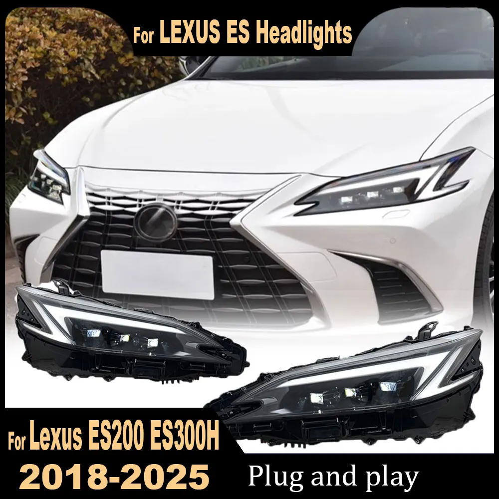 For Lexus ES 2018 2019 2020 2021 2022 2023 2024 2025 ES200 ES300H Car headlights DRL Car Accessories