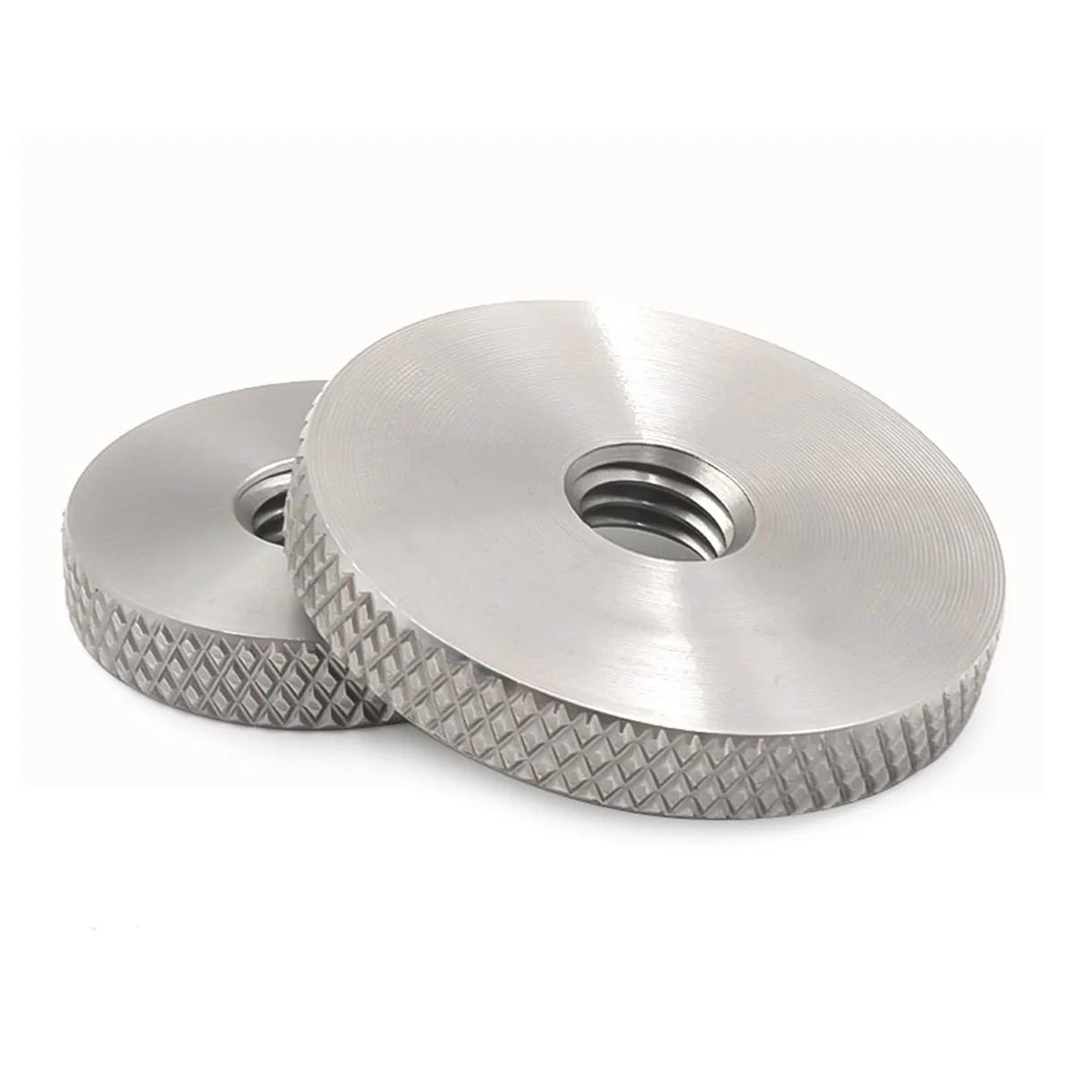 M3M4M5M6M8-M12 Stainless Steel 304 Enlarged Flat Head Mesh Knurling Adjusting Hand Nut