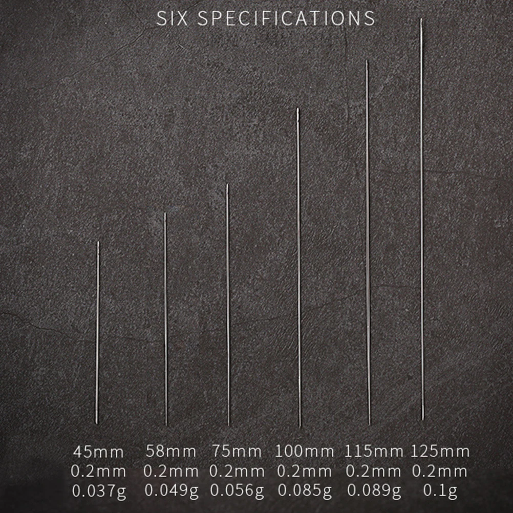 

10pcs Beading Needle Lightweight Durable Big Eye Embroidery Opening DIY H Tool Flexible Sturdy Stainless Steel