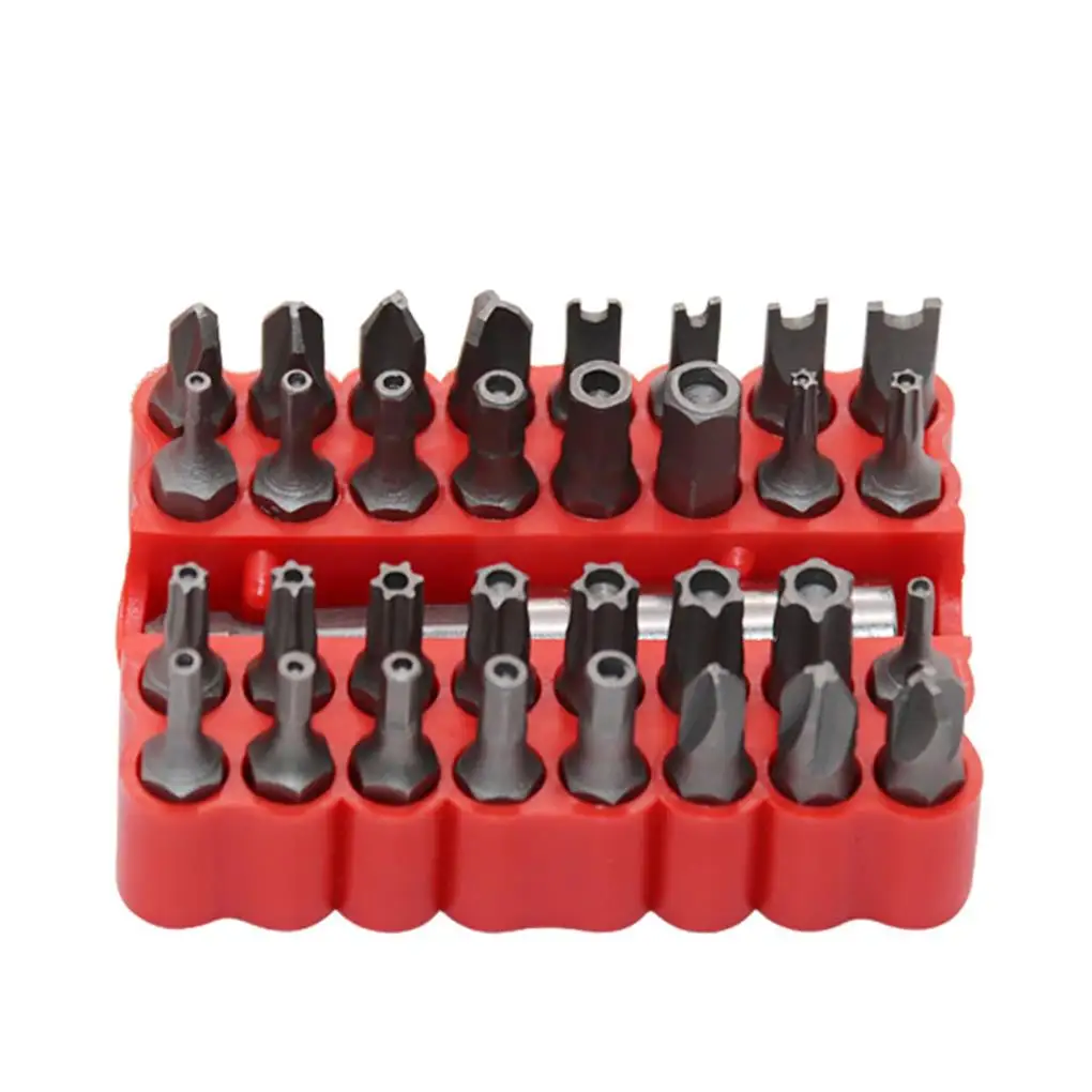 

33pcs Screwdriver Head Hollow Screwdriver Set Hex Screwdriver with Holder Screw Special Head