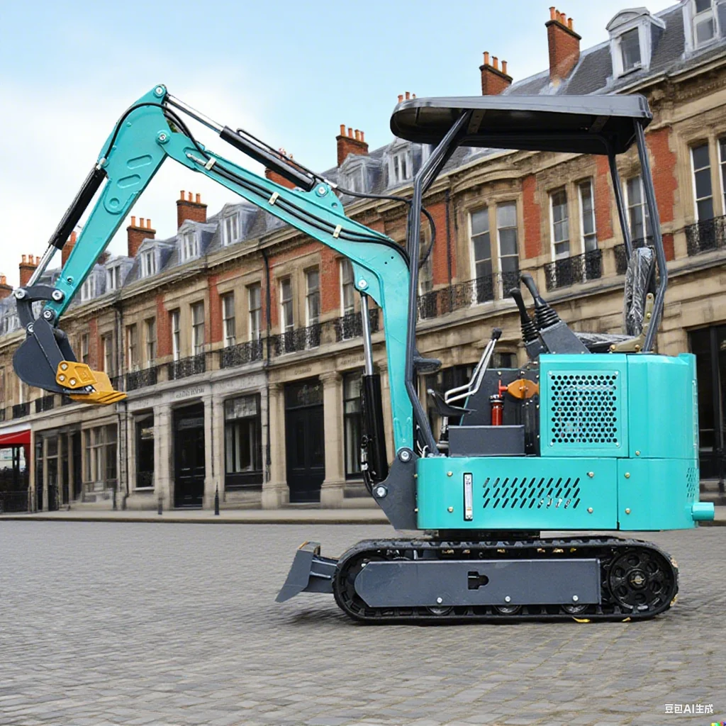 Custom 1.8 Ton Mini Excavator Multifunctional Diesel Power Small Digger Construction Machinery For Home Use And Rental Services