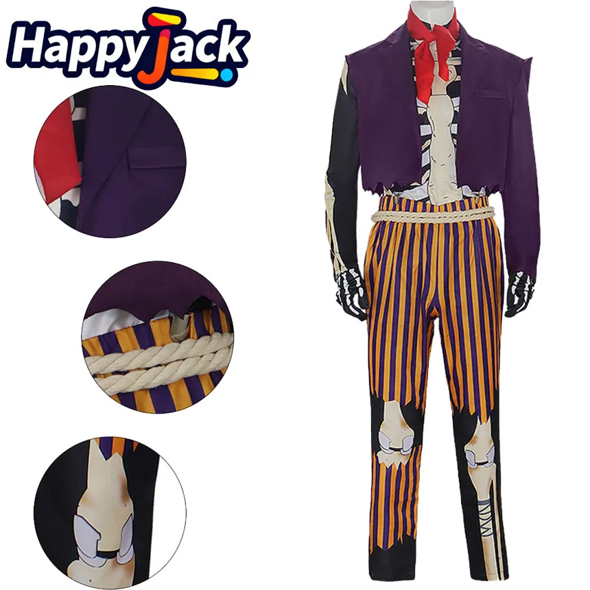 Hector Cosplay Rivera Costume Cartoon Anime CoCo Roleplay Adult Men Shirt Coat Pants Gloves Outfits for Halloween Carnival Party view 2