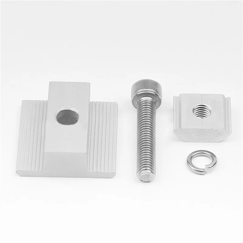 A88E-30Pcs الشمسية المشبك قابل للتعديل لوحة طاقة شمسية قوس المشبك واسعة الضوئية دعم لنظام الألواح الشمسية 30 مللي متر