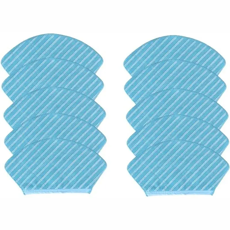 AEE8-20PCS Mop Cloth For Midea M7 / M7 Pro/Eureka NER700 Robot Vacuum Accessories Replacement Washable Mop Rags