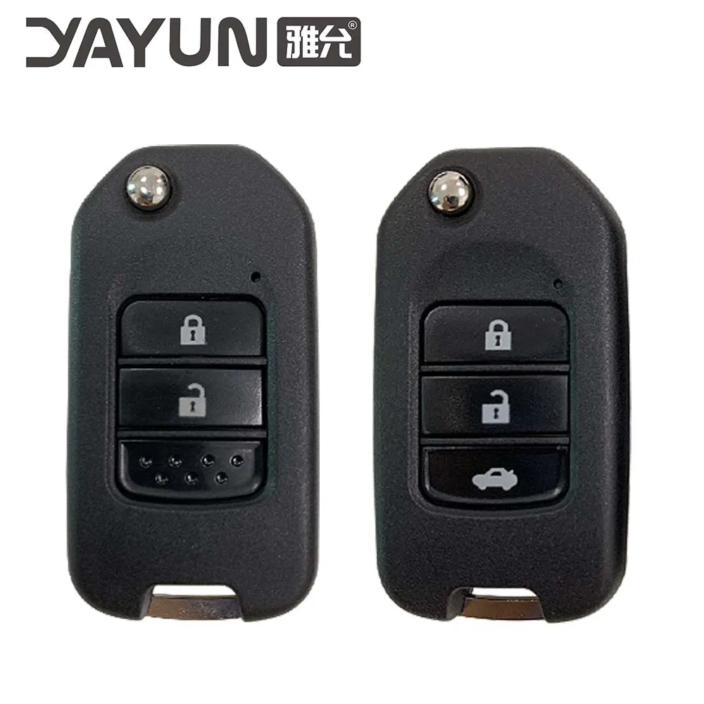 

Для Honda Civic City Fit HR-V XR-V 2/3 кнопки автомобильный ключ складной флип автомобильный ключ